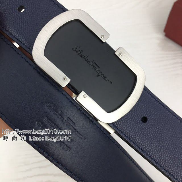 菲拉格慕男士皮帶 Ferragamo雙面牛皮休閒腰帶  jjp1021
